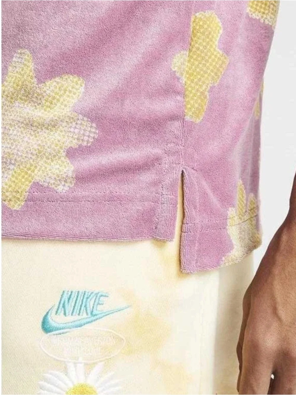 Nike sportswear flower polo